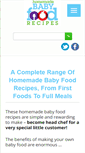 Mobile Screenshot of homemade-baby-food-recipes.com